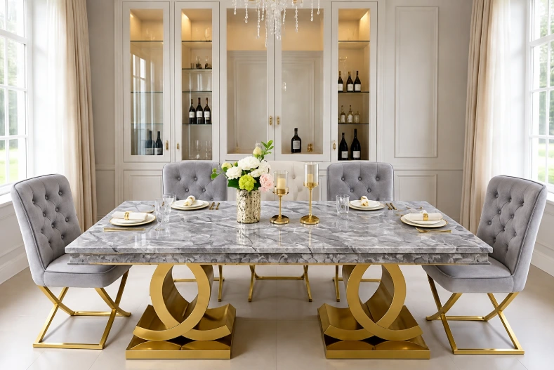 VERONA DINING TABLE – 6 Seater Dining Set