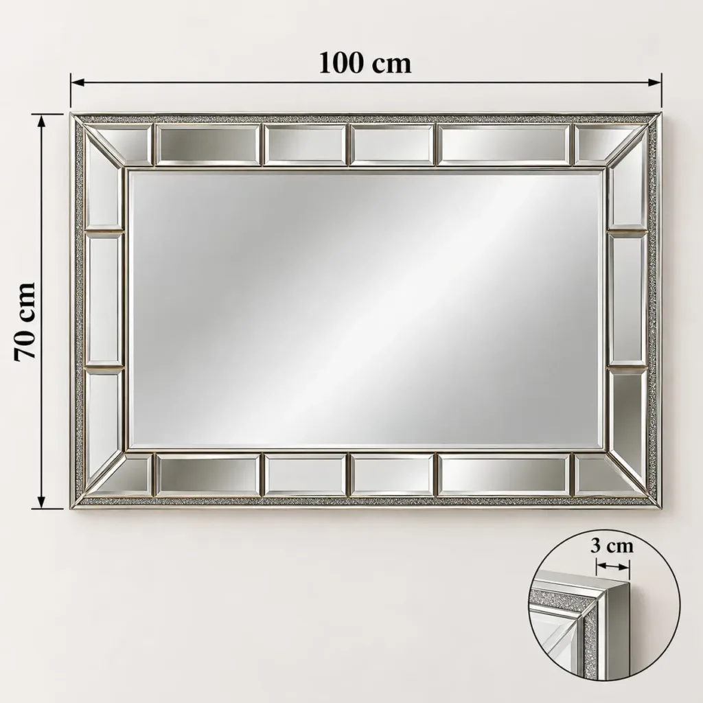 AMALFI ELITE MIRROR VANITY TABLE