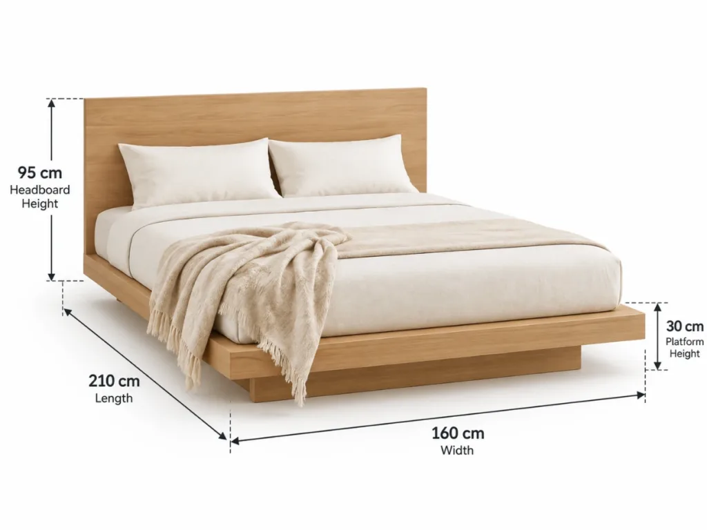 Luxe Nova Floating Wooden Cot Bed