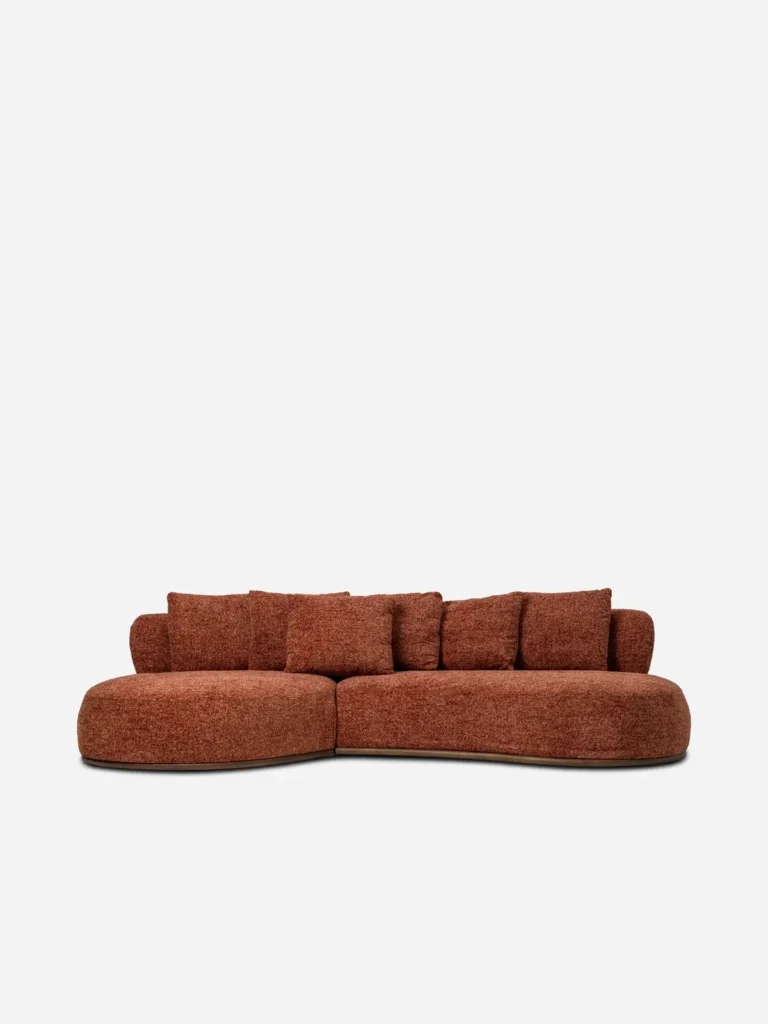 Vianno Sculptured Corner Textured Rust