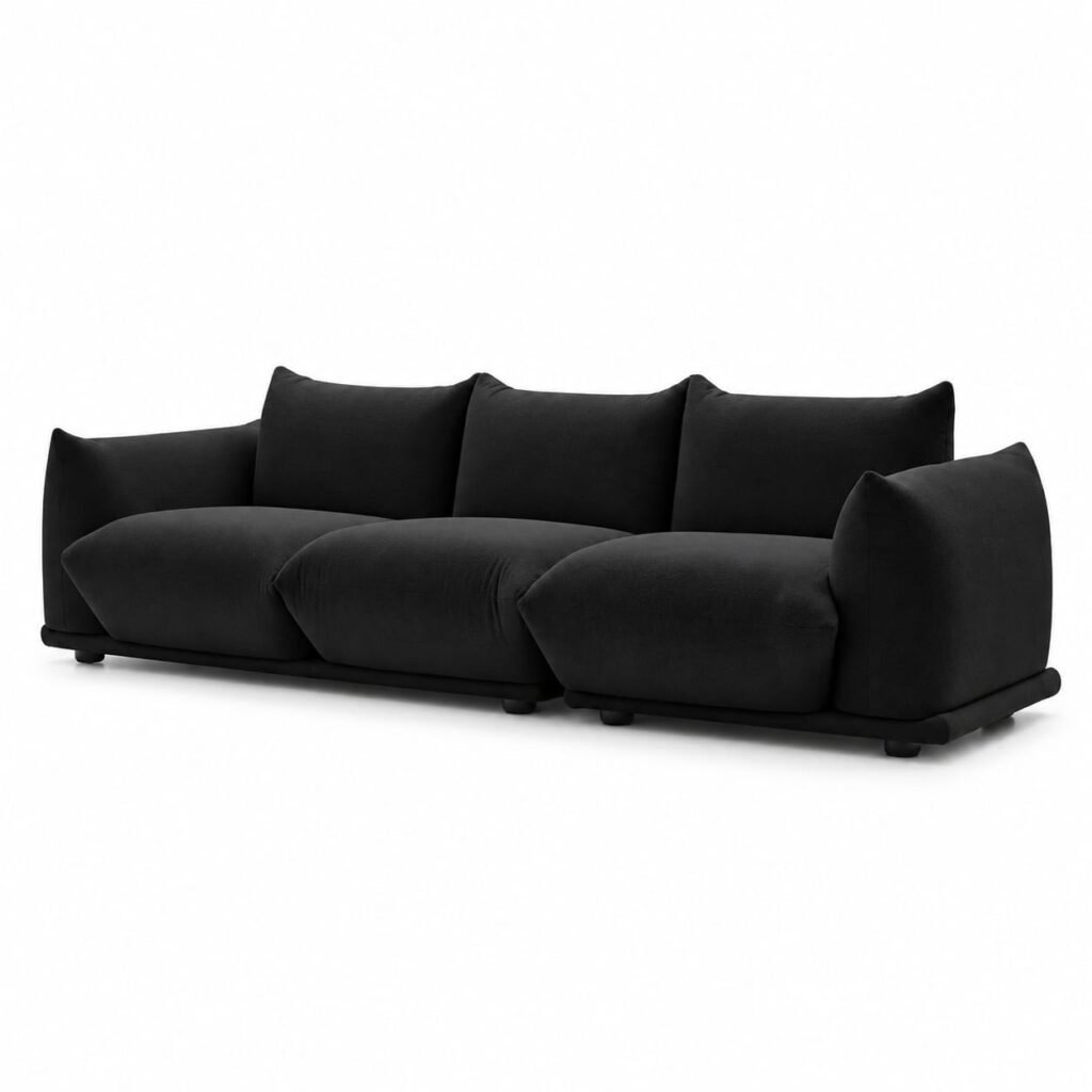 Davies 4 Seater Sherpa Sofa | Maison Luxe Interiors