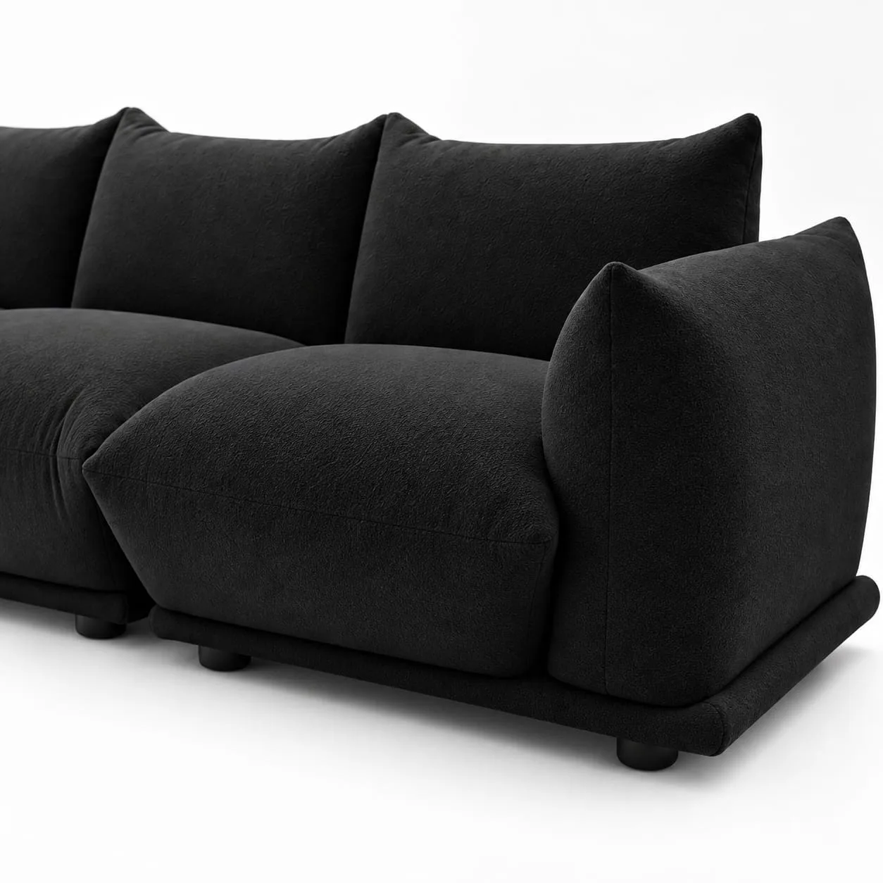 Davies 4-Seater Sherpa Sofa | Maison Luxe Interiors - Image 3