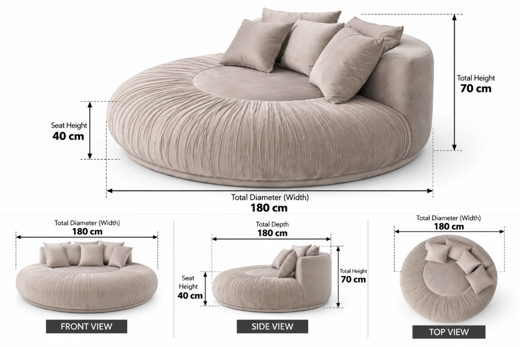 SANDY PLEATED LAZY DAYBED - Image 2