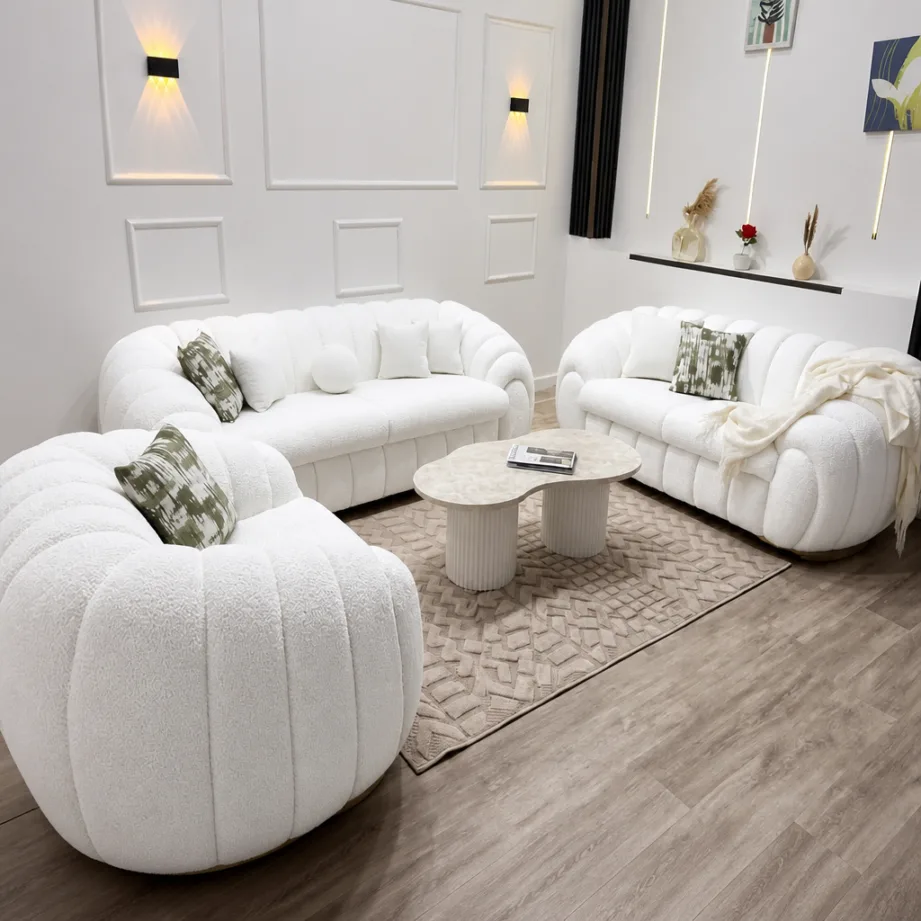 6 Seater Sofa In Soft And Elegant Tone