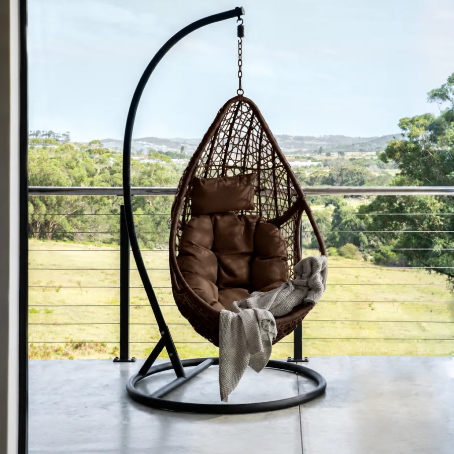 Addilyn Hanging Chair – Caramel