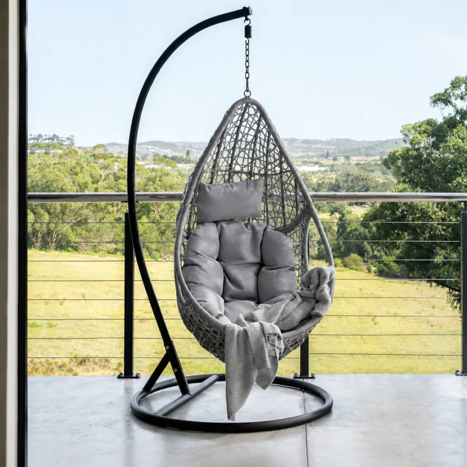 Addilyn Hanging Chair – Caramel