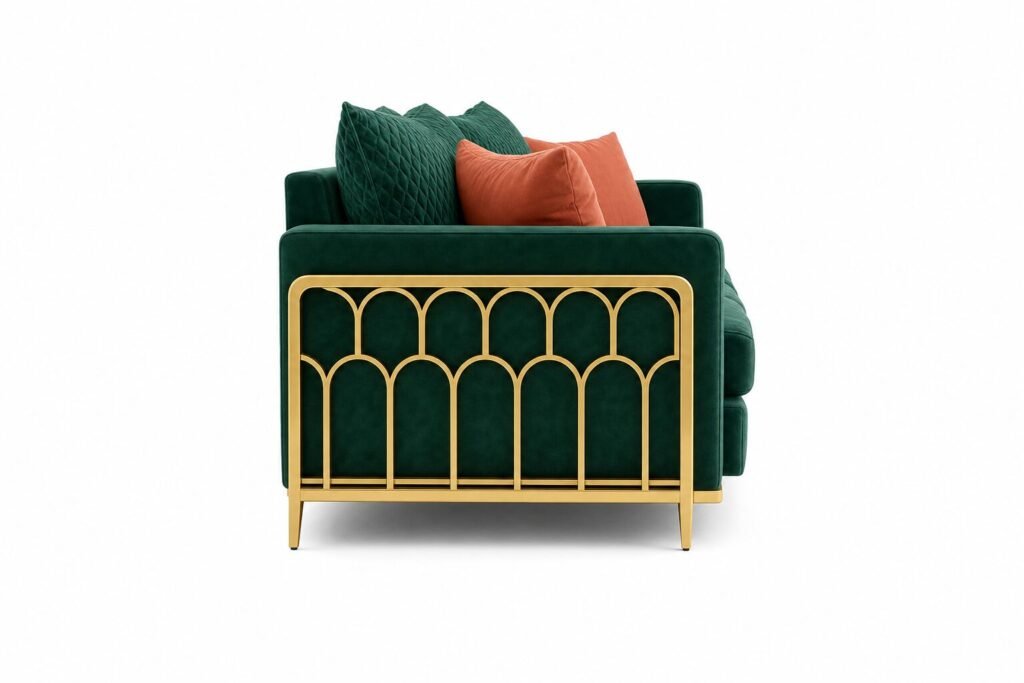 CELESTIA PRESTIGE VELVET SOFA Side
