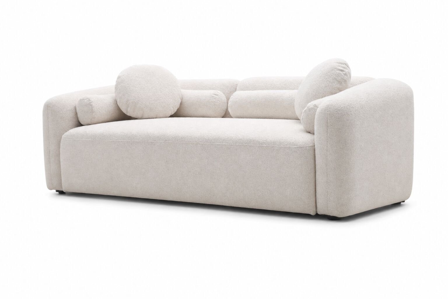 Glynnis 2-Seater Sofa (Sherpa) | Maison Luxe Interiors Alternate