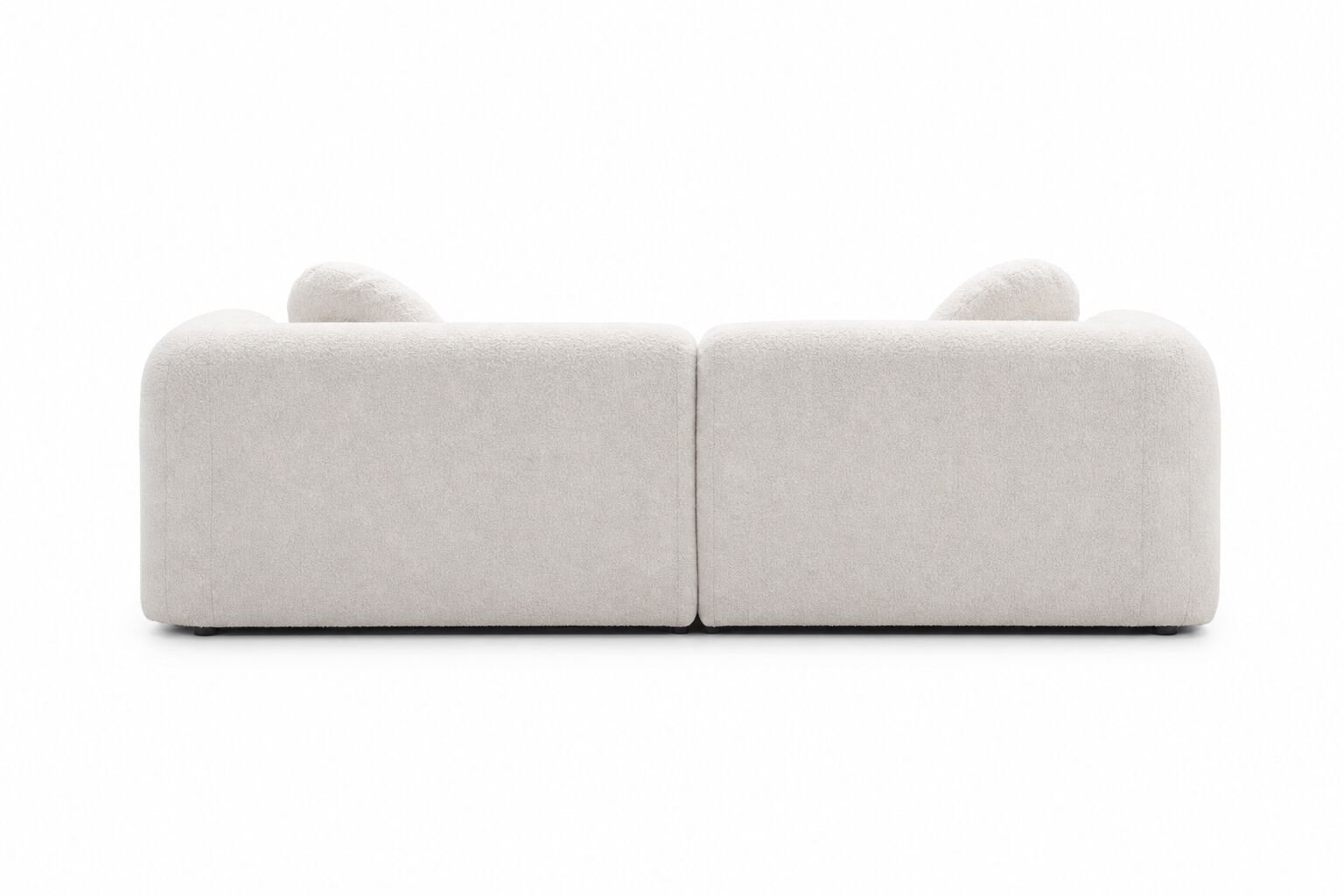 Glynnis 2-Seater Sofa (Sherpa) | Maison Luxe Interiors Rear