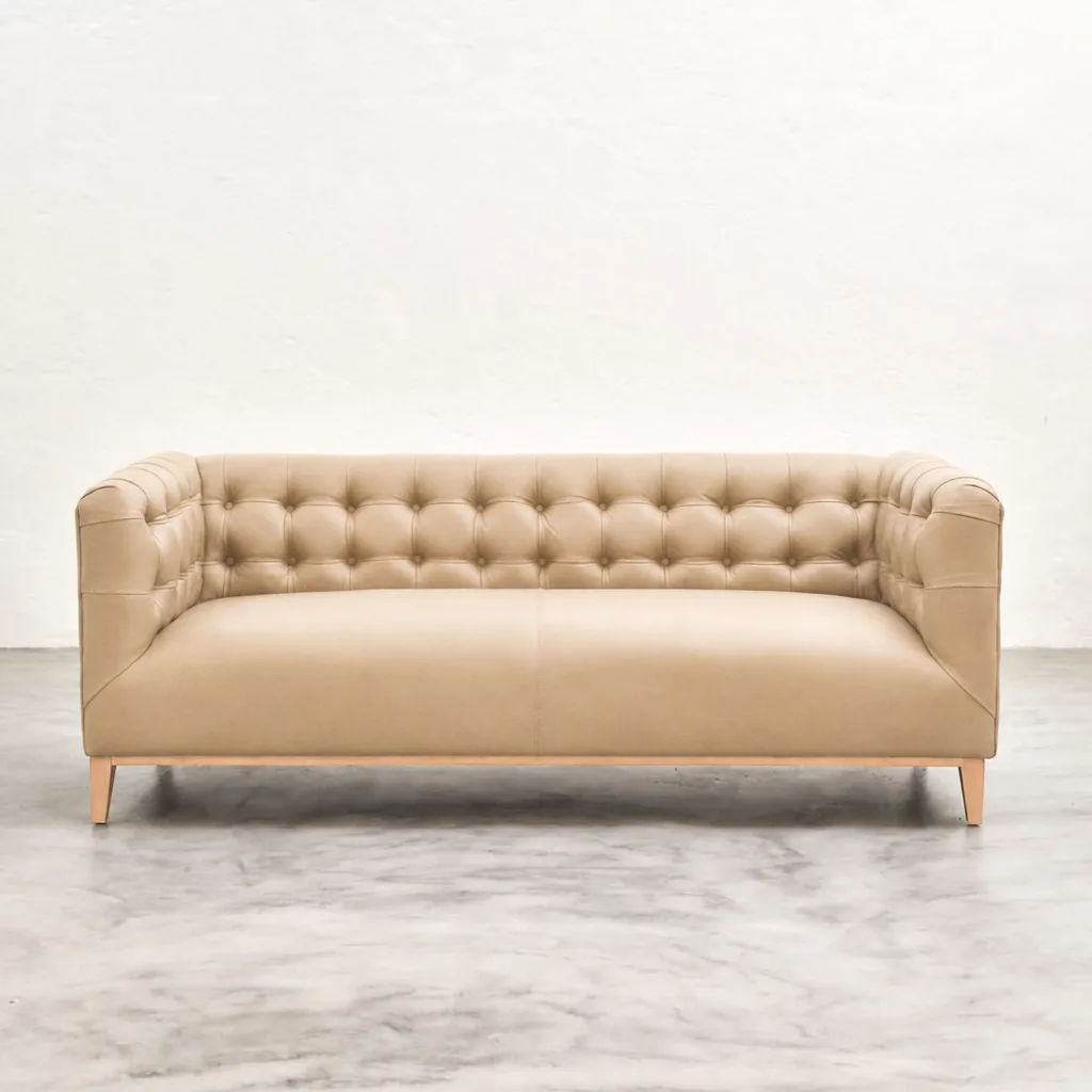 Barkly 3 Seater Leather Couch