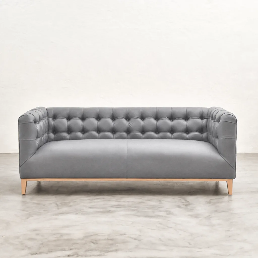 Barkly 3 Seater Leather Couch