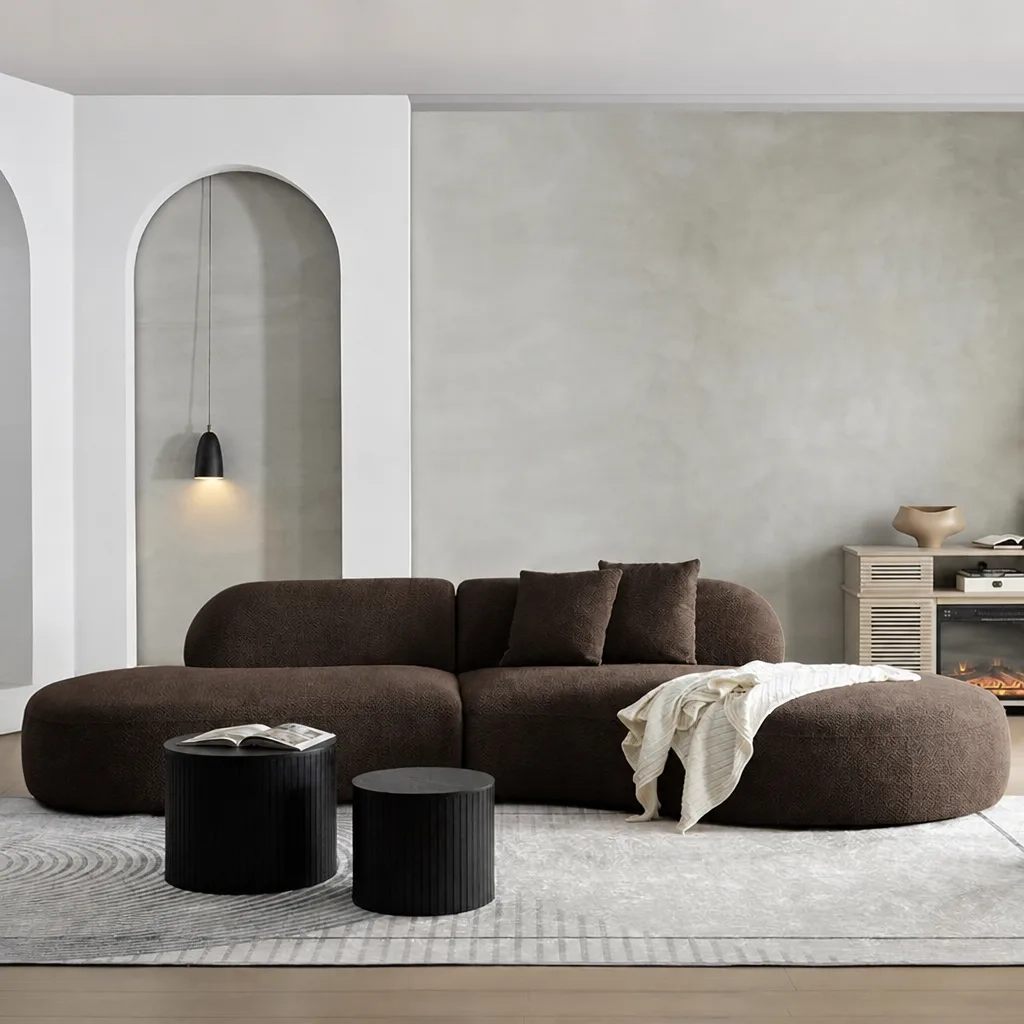 Benin Curved Sofa