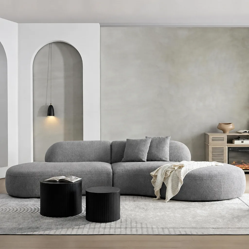 Benin Curved Sofa