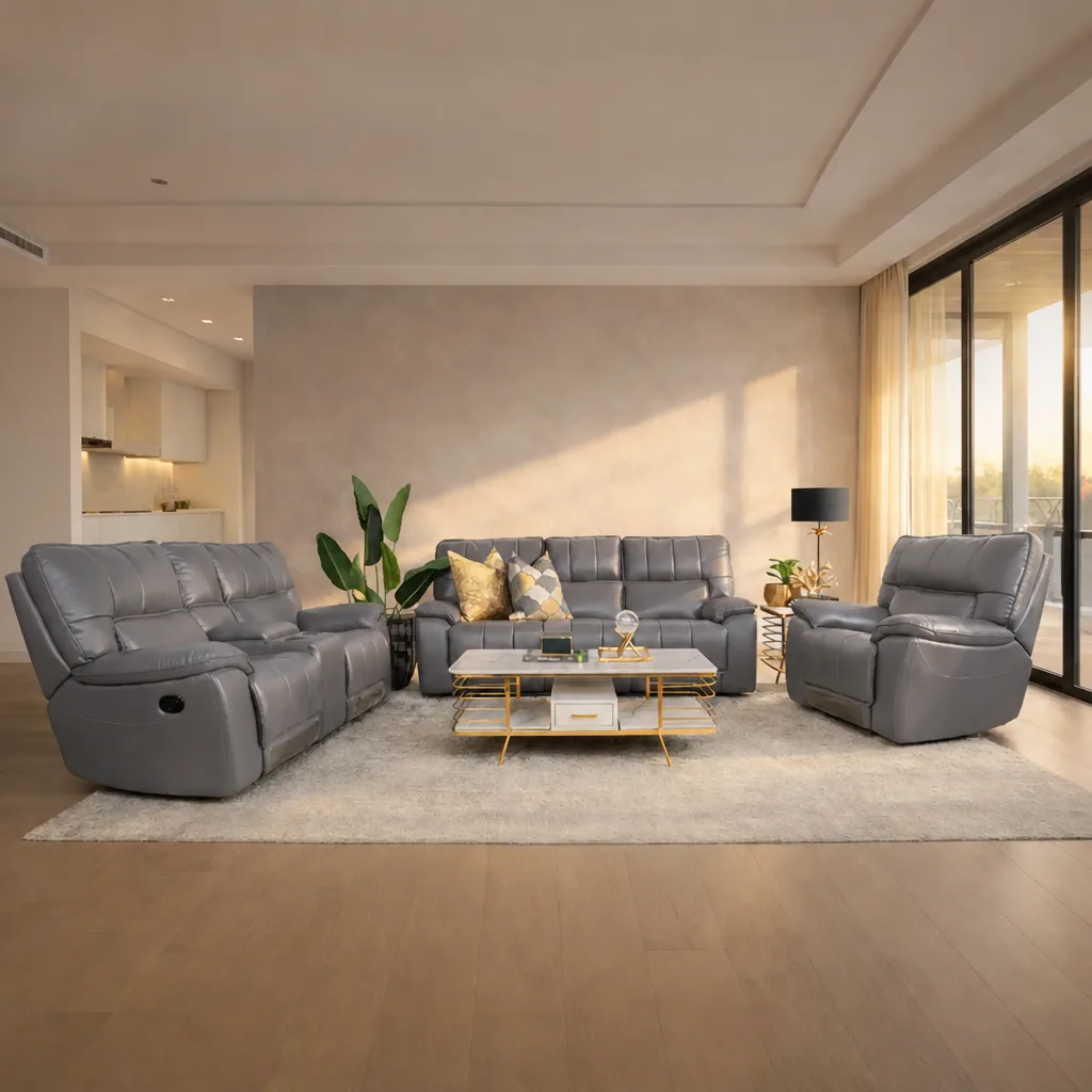 Bentley 3+2+1 Leather Recliner Home Theatre Suite
