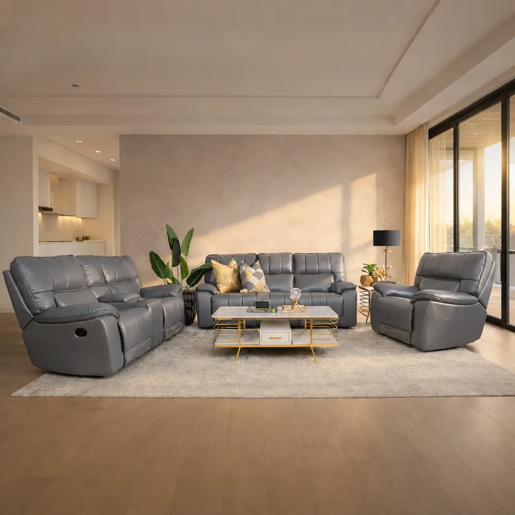 Bentley 3+2+1 Leather Recliner Home Theatre Suite