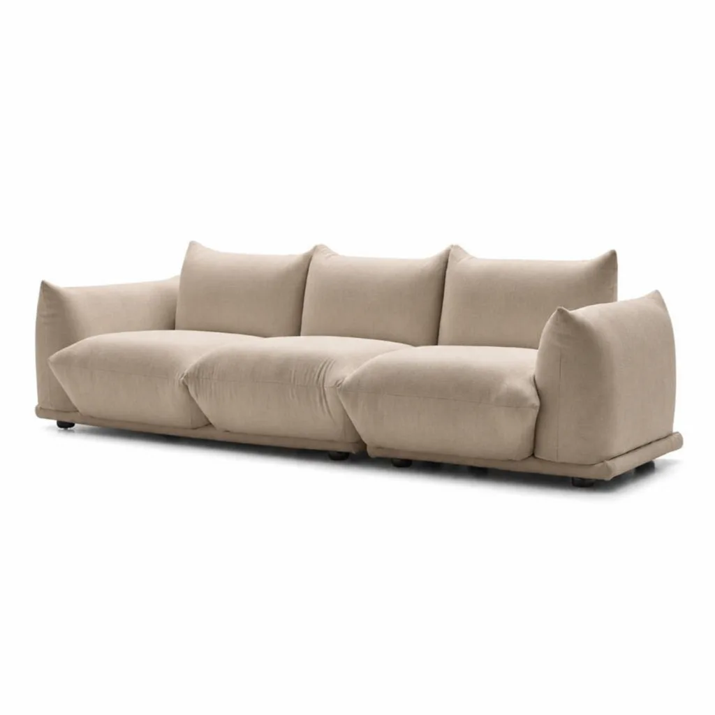 Davies 4 Seater Sherpa Sofa | Maison Luxe Interiors