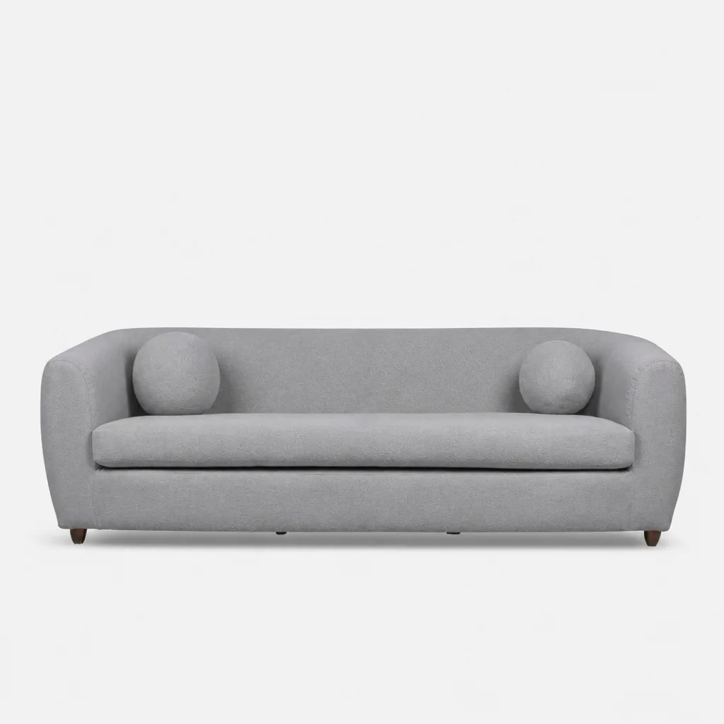 Ellis 4 Seater Couch LuxGuard Boucle Snowdown Nougat