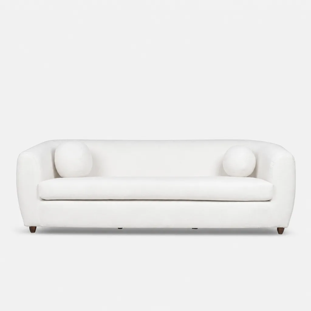 Ellis 4 Seater Couch LuxGuard Boucle Snowdown Nougat