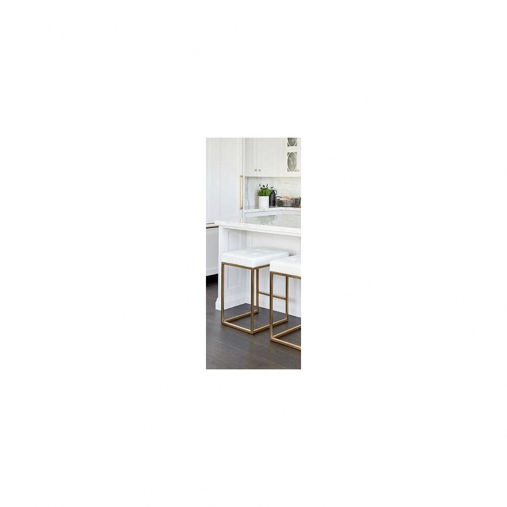 Evelyn Linen Bar Stool Side