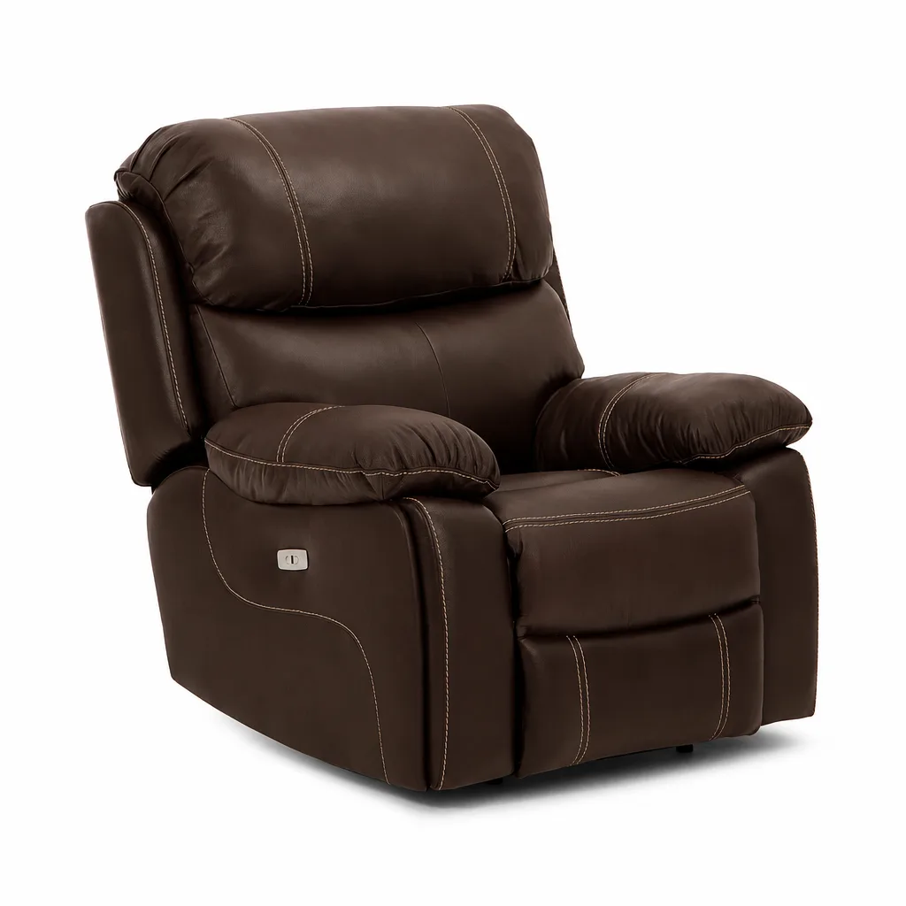 Halton Electric Single Recliner – Mocca