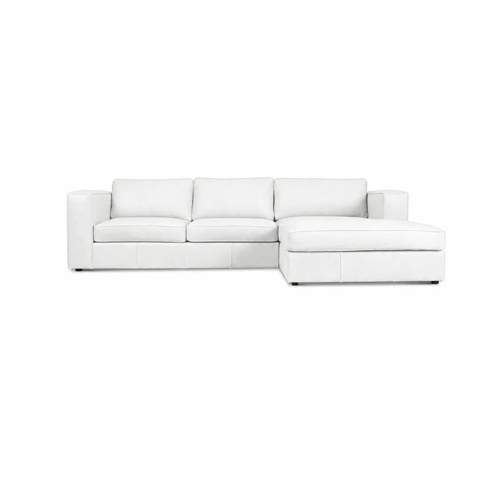 Huxley Corner Couch Kalahari Leather Brown