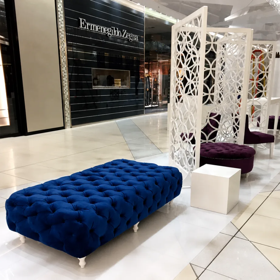 Long Buttoned Ottoman