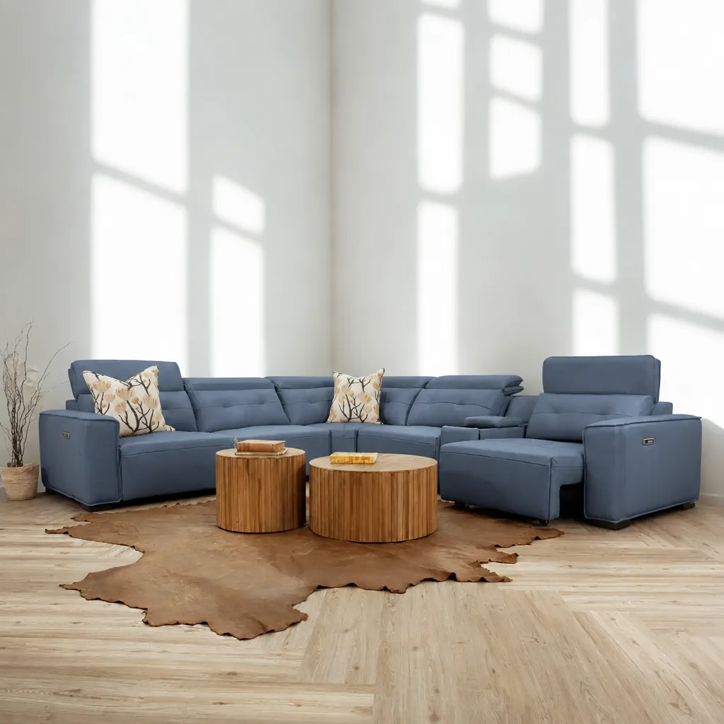 Marbella Leather Corner Couch