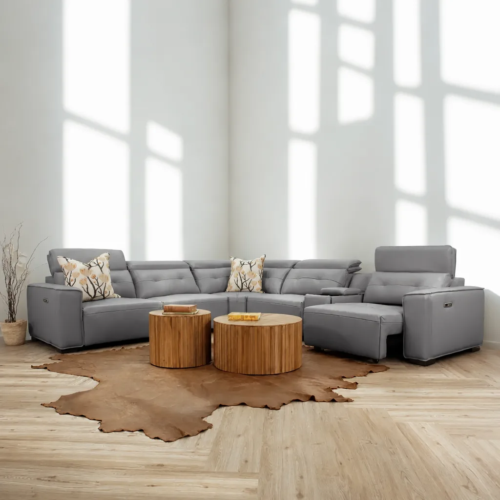 Marbella Leather Corner Couch
