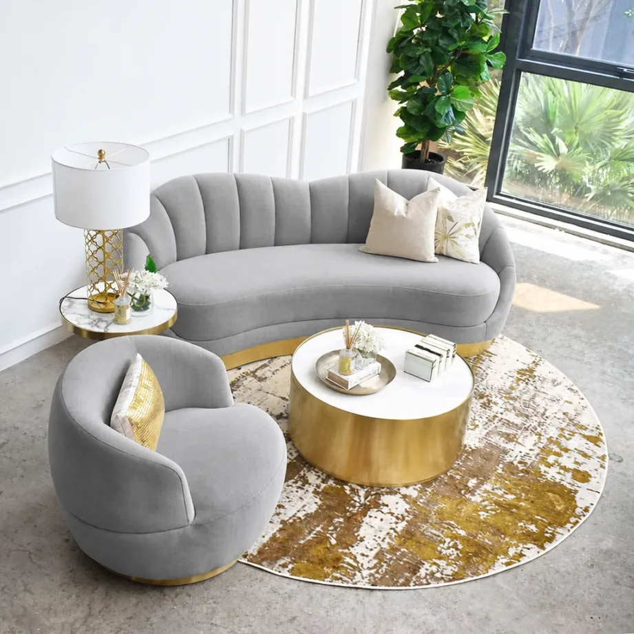 RENZO LUXE CURVED SOFA
