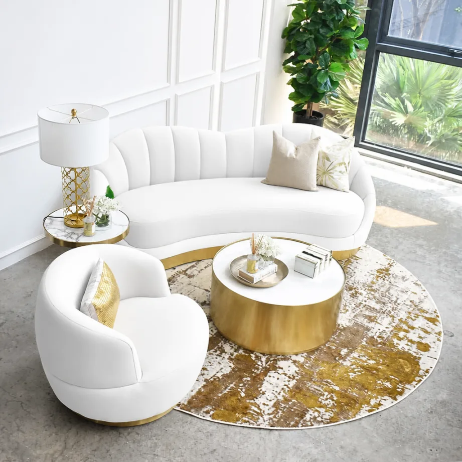 RENZO LUXE CURVED SOFA