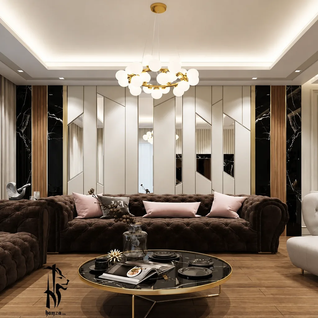 SAVERIO MODERN PANEL SOFA