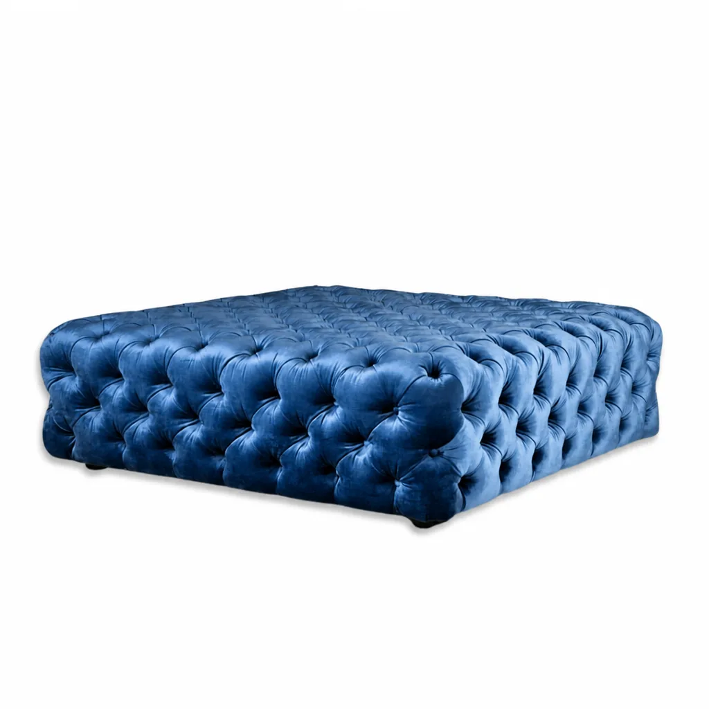 Square Buttoned Ottoman