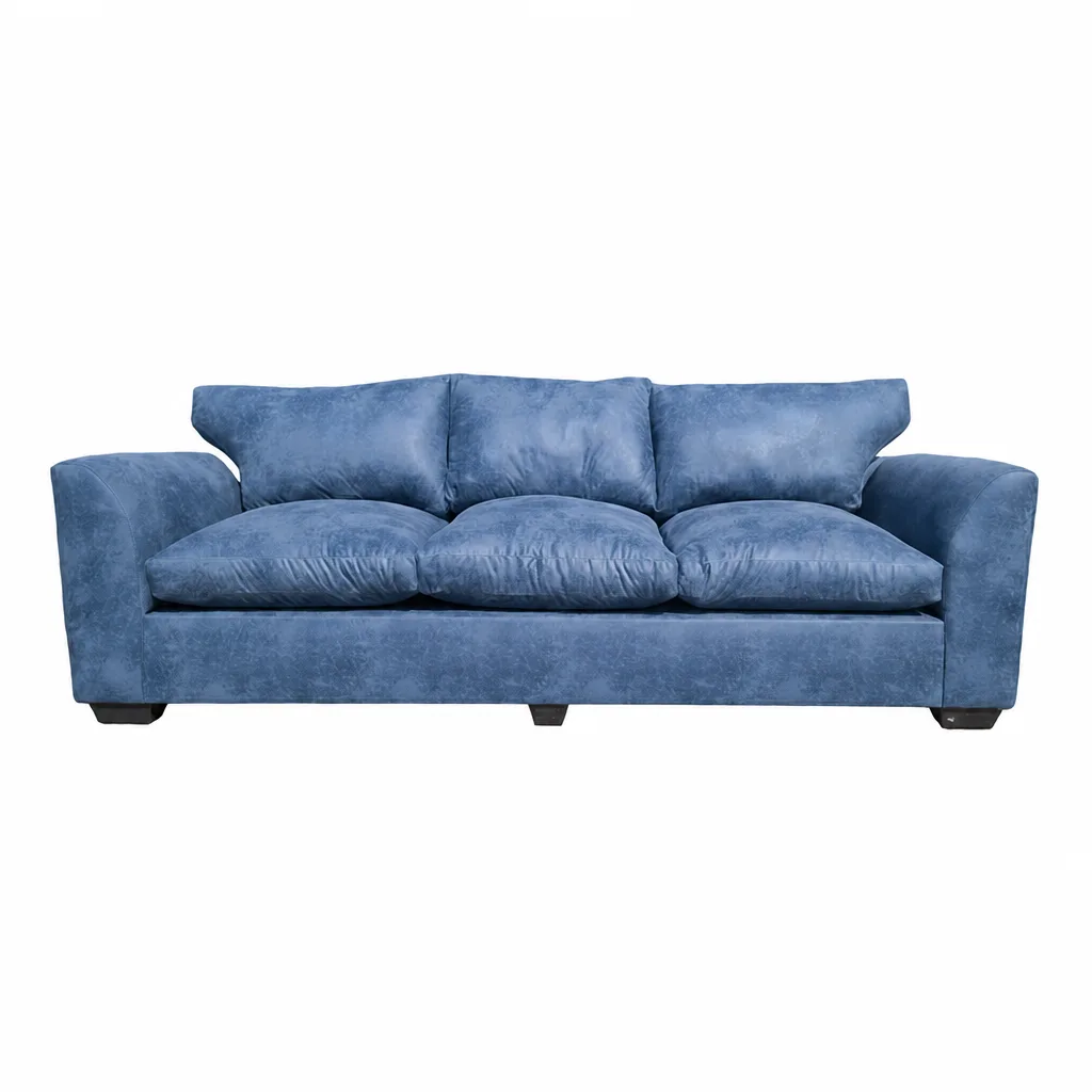 The Mediterranean 3 Seater Brown Tuxedo Sofa Col