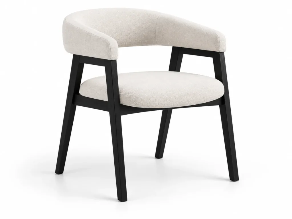 Noir Haven 6 Seater Round Dining Set