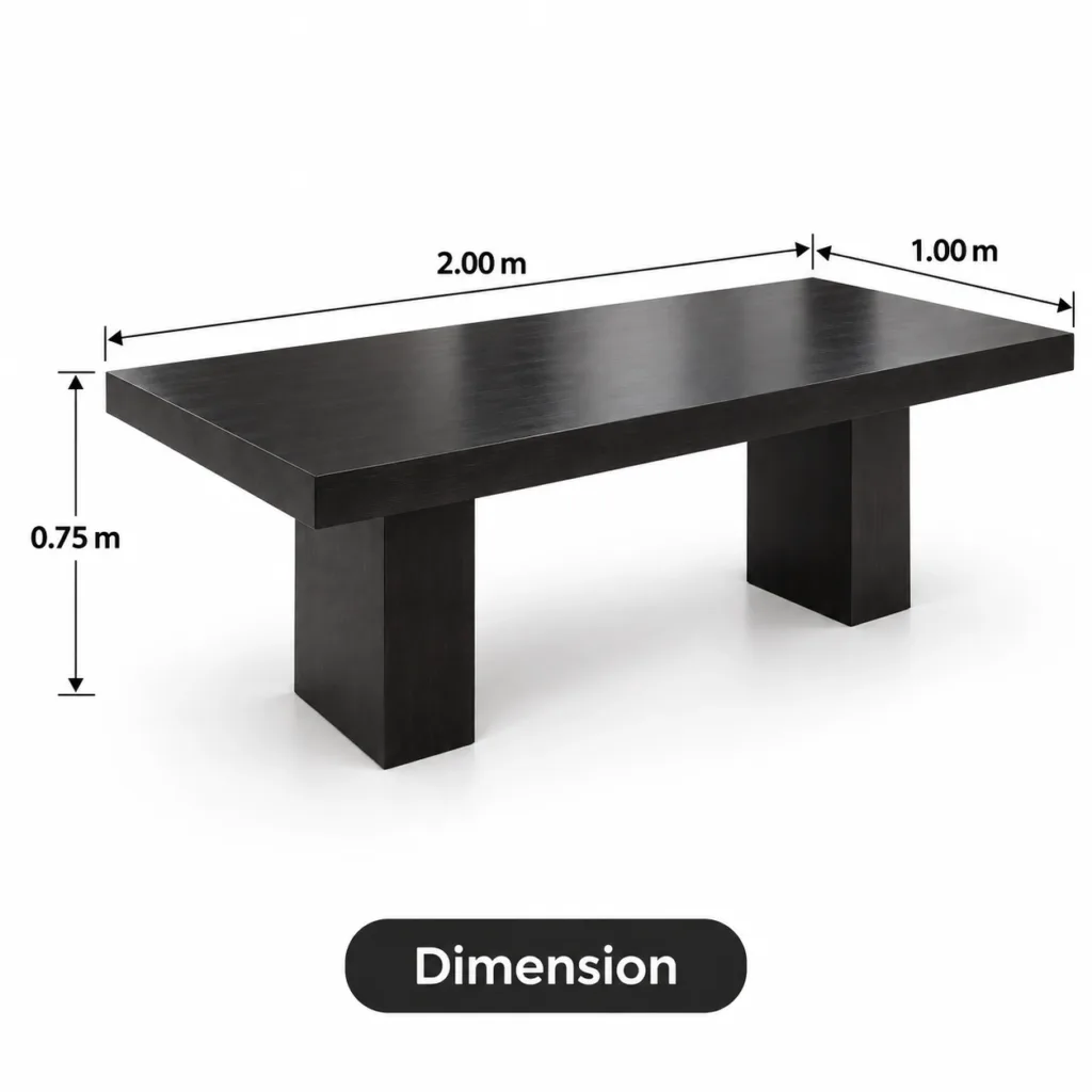 Kesto Premium Dining Set – 8 Seater