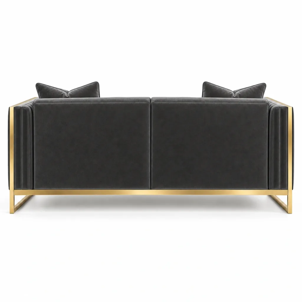 Luxe Noir 2 Seater Sofa