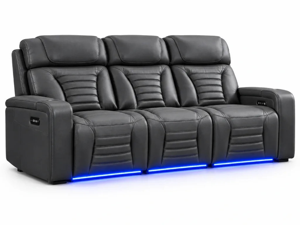 Cortiva 3+2+1 Luxury Electric Recliner Sofa Set