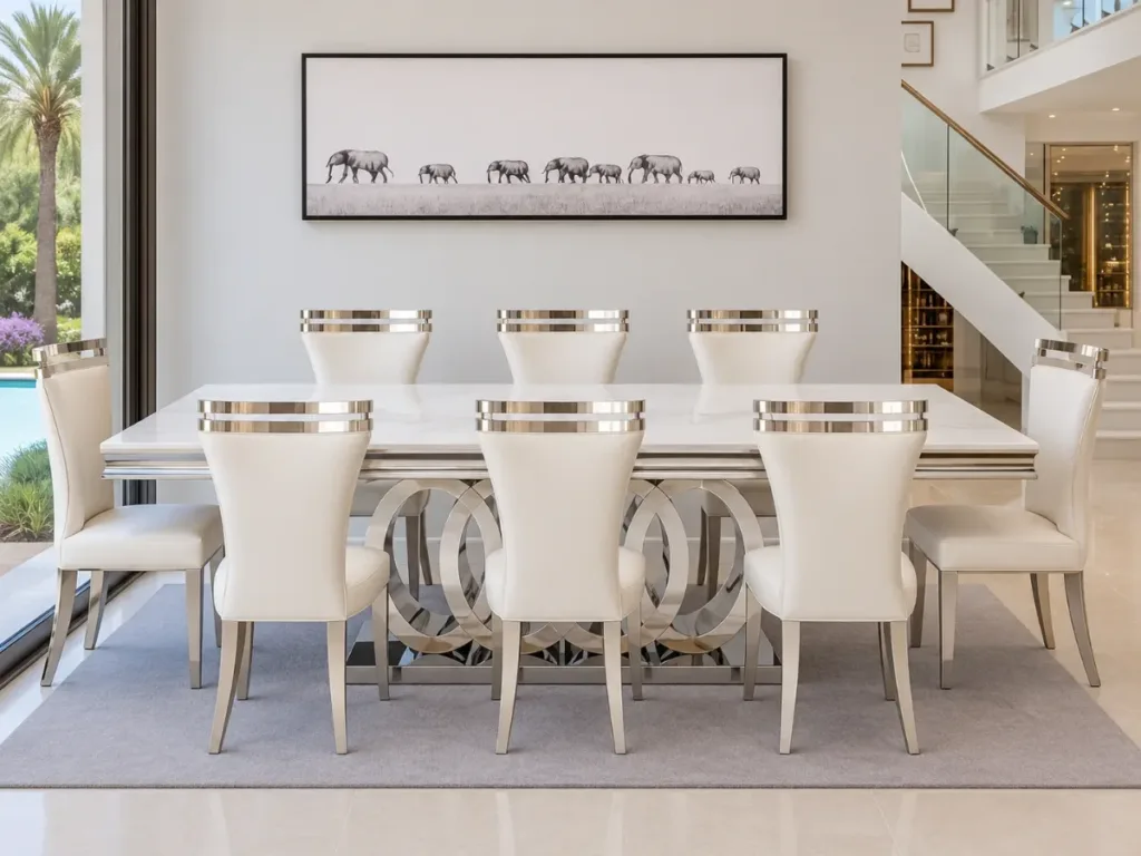 Monaco Royale 8 Seater Luxury Dining Set
