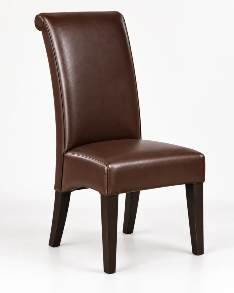 Verona Royale 6 Seater Walnut & Leather Dining Set