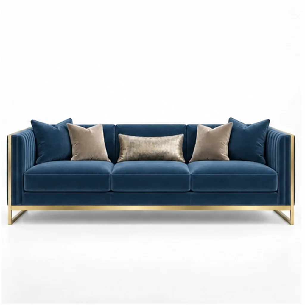 Luxe Noir 3 Seater Sofa