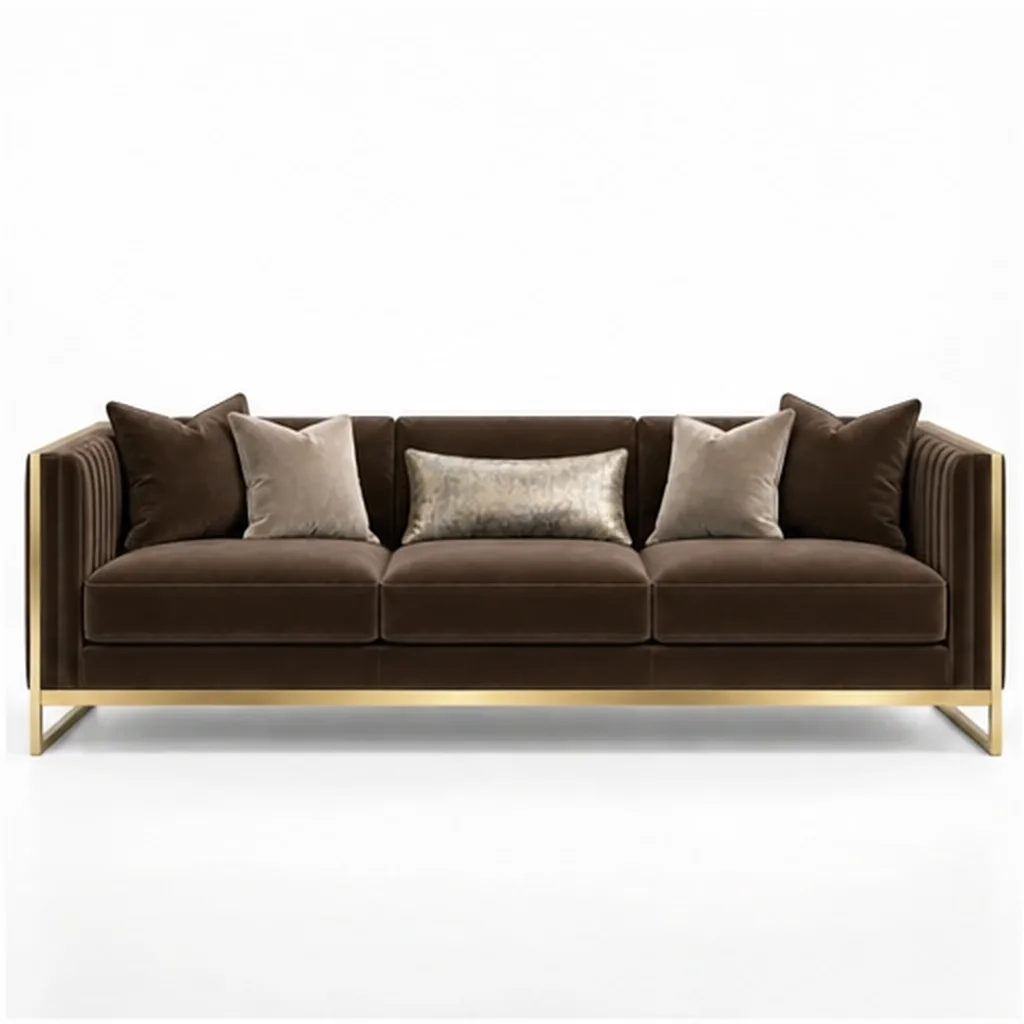 Luxe Noir 3 Seater Sofa