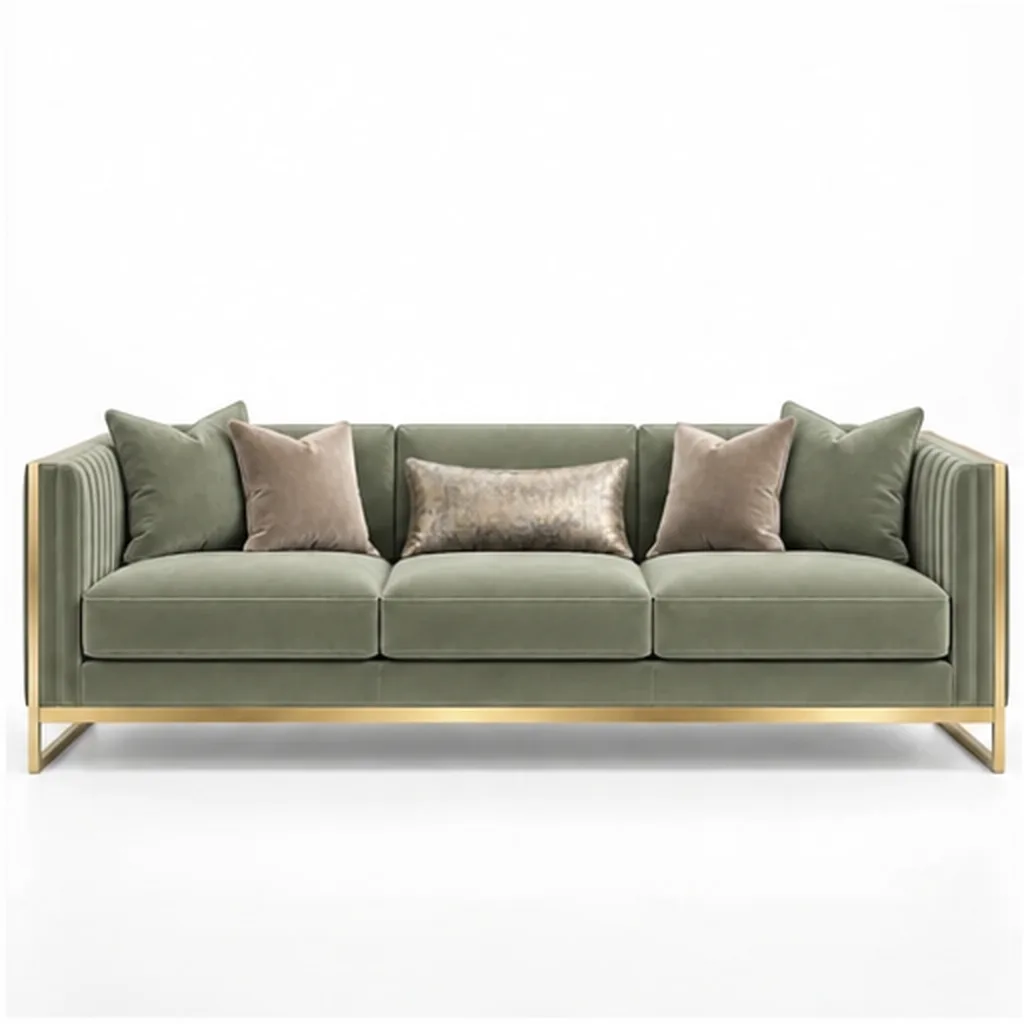 Luxe Noir 3 Seater Sofa