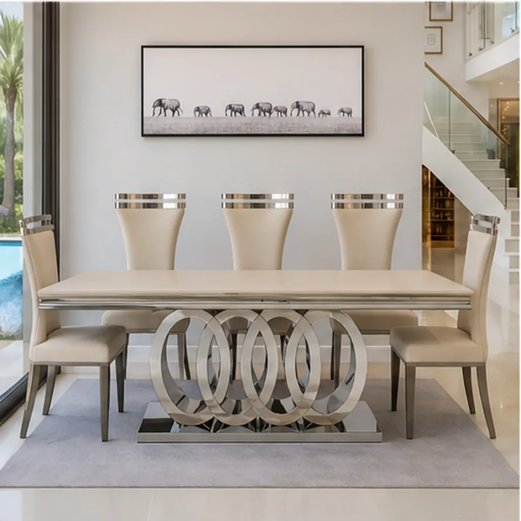 Monaco Royale 6 Seater Luxury Dining Set