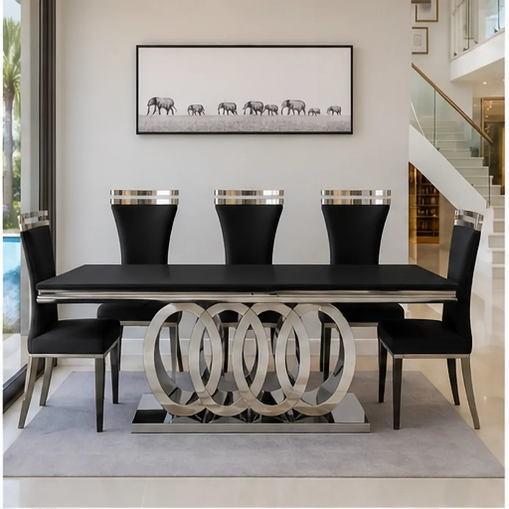 Monaco Royale 6 Seater Luxury Dining Set