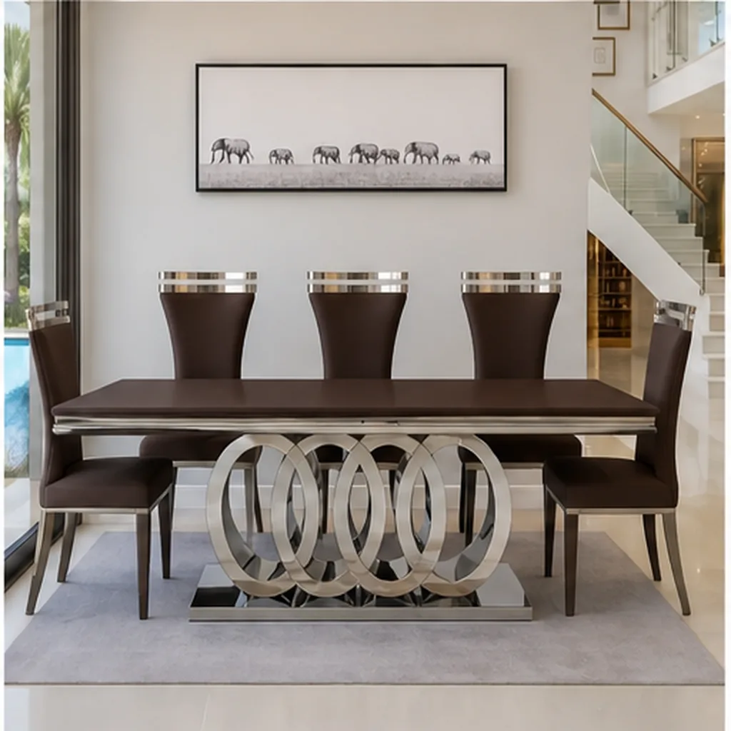 Monaco Royale 6 Seater Luxury Dining Set