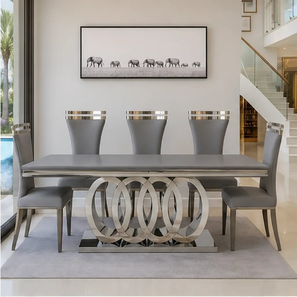 Monaco Royale 6 Seater Luxury Dining Set