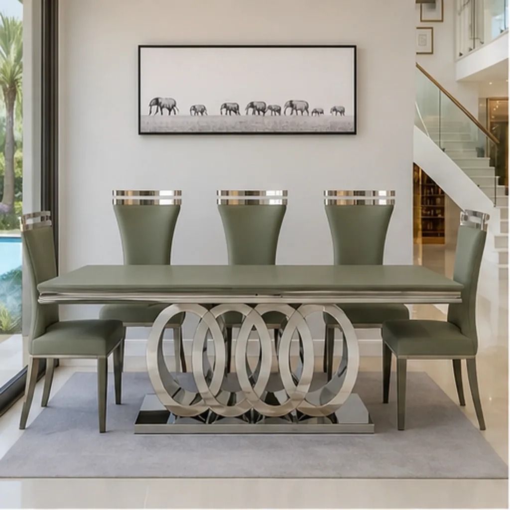 Monaco Royale 6 Seater Luxury Dining Set