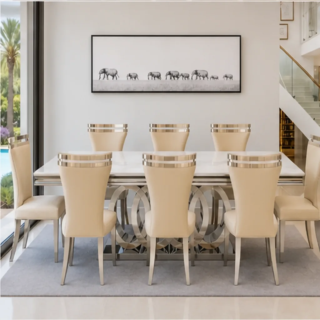 Monaco Royale 8 Seater Luxury Dining Set