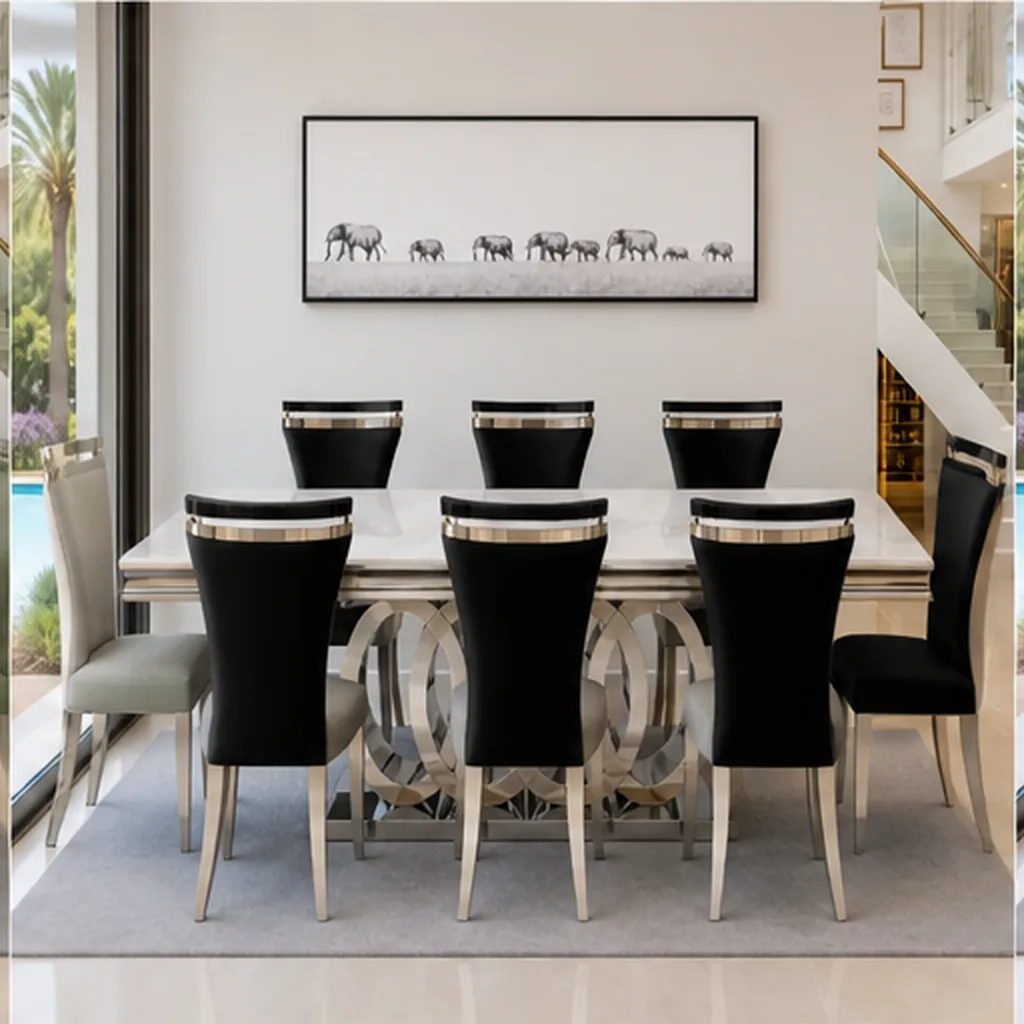 Monaco Royale 8 Seater Luxury Dining Set