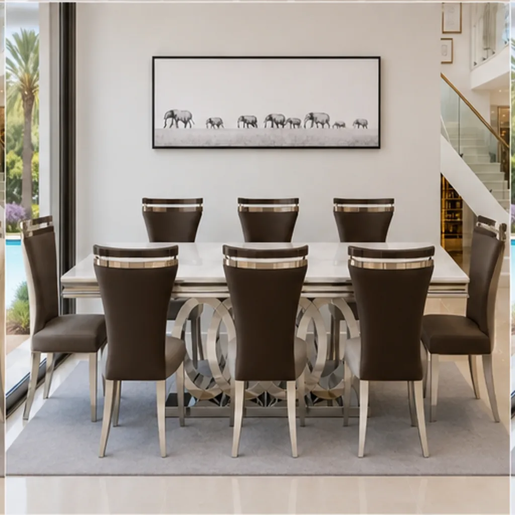 Monaco Royale 8 Seater Luxury Dining Set